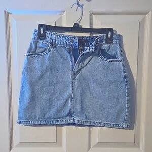 Forever21 blue denim skirt, small petite